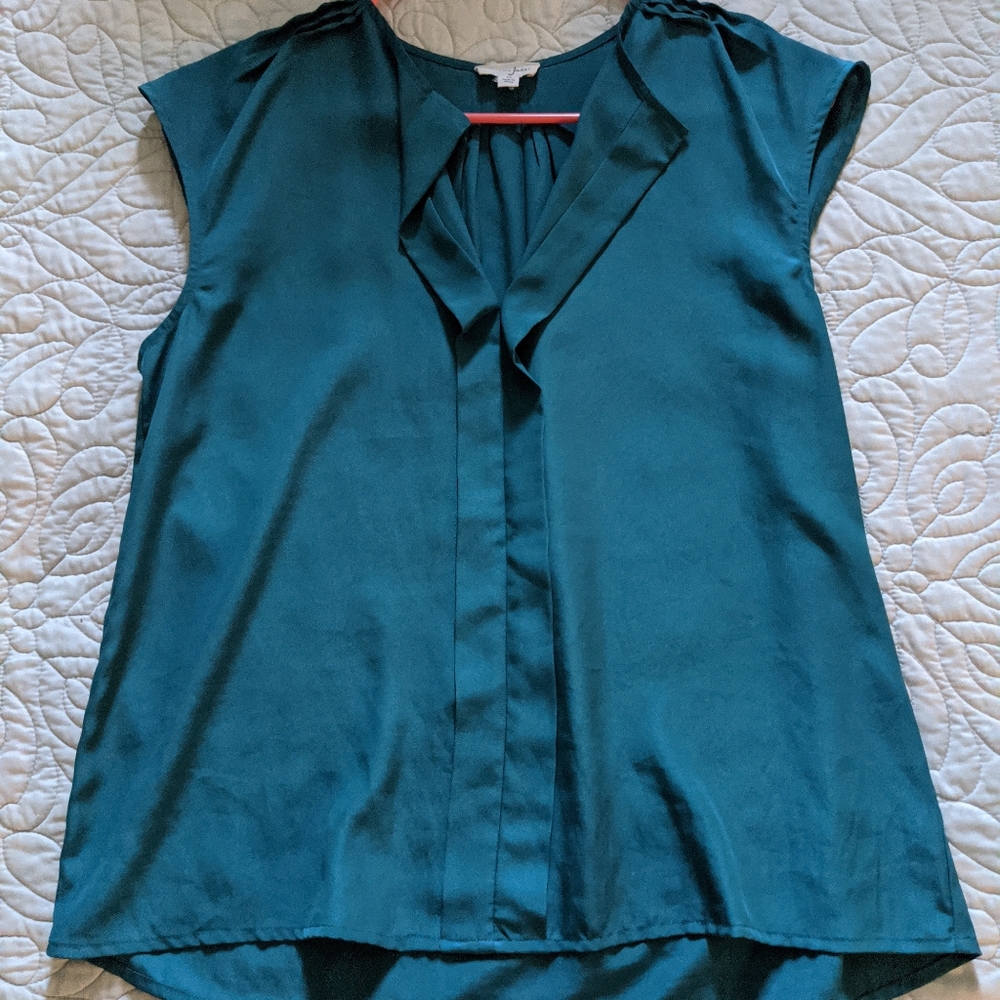 EUC Teal Sleeveless Blouse